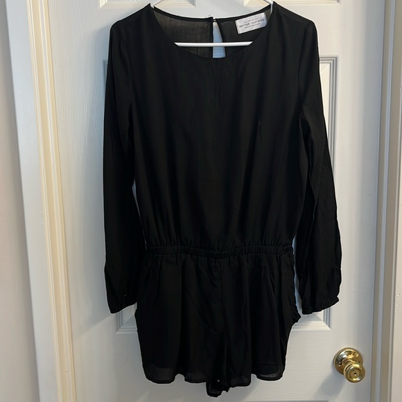 Nectar Clothing Pants - NWOT NECTAR black romper w/pockets